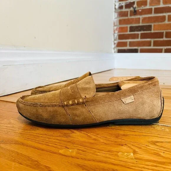 Polo Ralph Lauren Anders Suede Penny Driver Size 10.5 - Picture 5 of 16